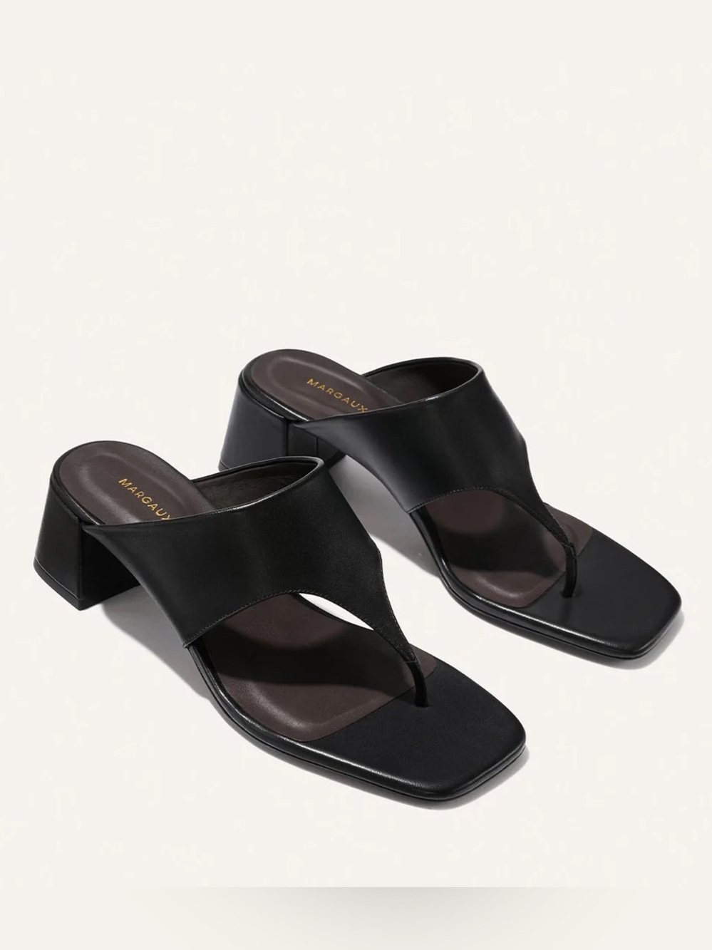 Margaux The DEIA 50 black leather brand new nvr worn size 41 1/2! Offer!